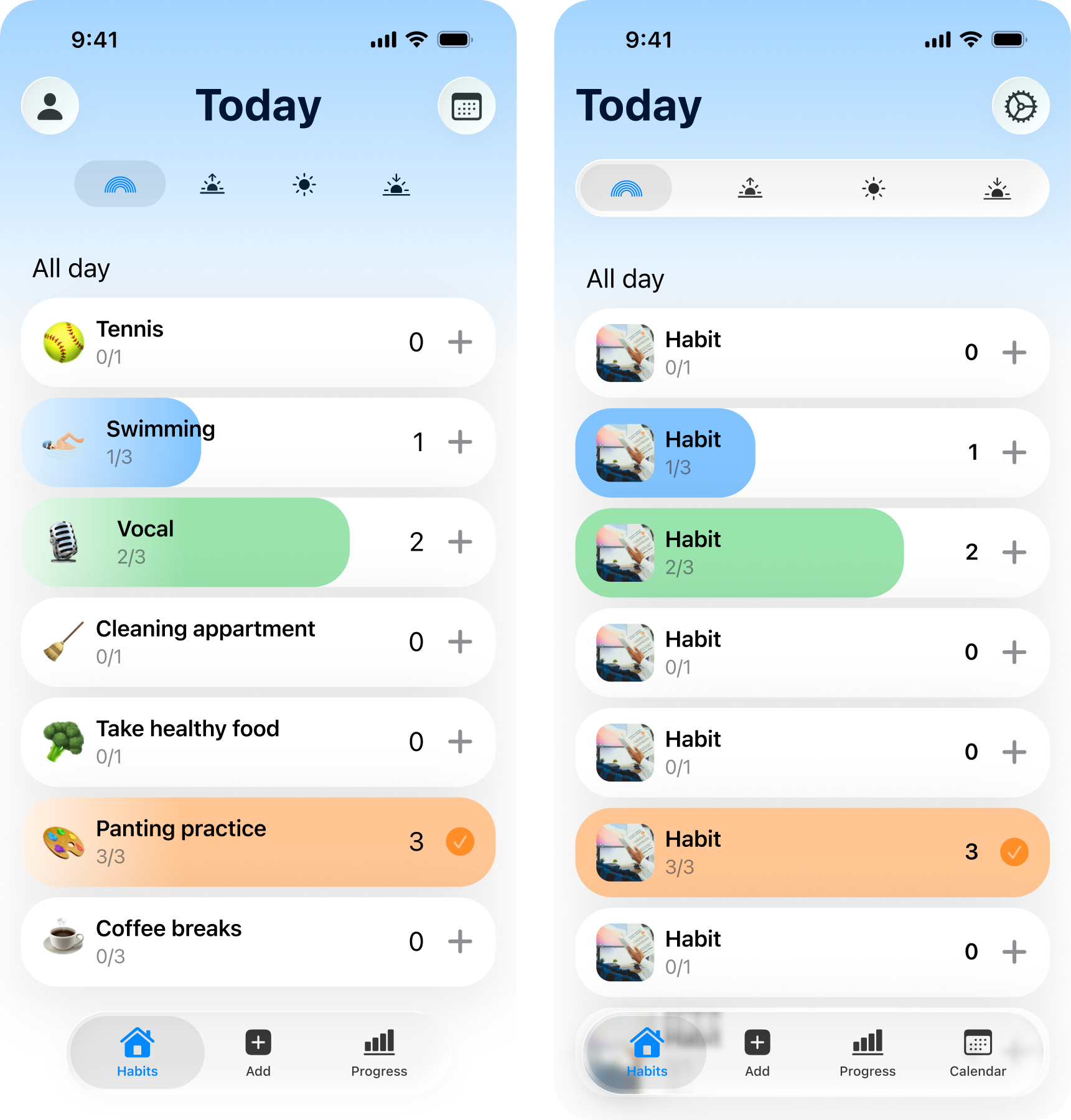 Habit tracker – Trackly Step
